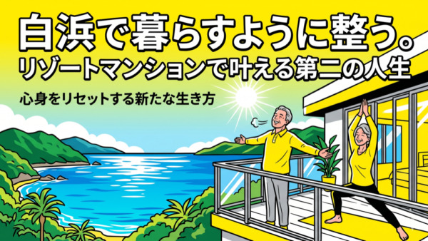 白浜で暮らすように整う。リゾートマンションで叶える第二の人生