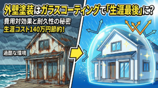 外壁塗装はガラスコーティングで「生涯最後」に？費用対効果と耐久性の秘密